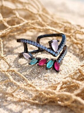 Ruby & Chalcedony Ring